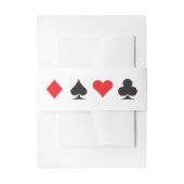 Destiny Las Vegas bruiloft uitnodiging Bellyband Uitnodigingen Wikkel (Voorkant Voorbeeld)