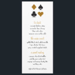 Destiny Las Vegas Mariage Menu Faux Gold Parties s<br><div class="desc">Idéal pour une soirée romantique à Las Vegas,  or et parties scintillant feront briller votre réception ! N'oubliez pas de commander suffisamment pour chaque établissement ! � 2birdstone 2014 tous droits réservés.</div>