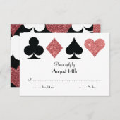 Destiny Las Vegas Mariage réponse rose or parties (Devant / Derrière)