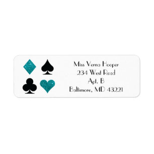 Destiny Las Vegas Weddenschap Blauwgroen Glitter L Etiket
