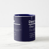 Destiny Personalized Girl Name Meaning Coffee Mug (Centre)