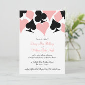 Destiny rose et noir Las Vegas Faire-part de maria (Debout devant)