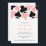 Destiny rose et noir Las Vegas Faire-part de maria<br><div class="desc">Parfait pour un mariage de Vegas dans une petite chapelle au large de la bande,  tout ce dont vous avez besoin est l'amour et un témoin ou deux ! � 2birdstone 2013</div>