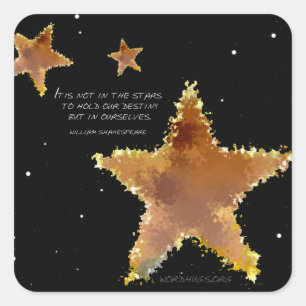 Destiny Stars Vierkante Sticker