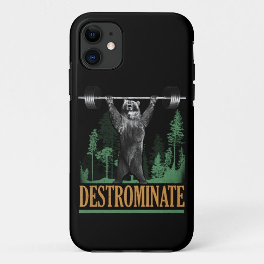 Destrominate - Beer - Funny Workout Inspirerend Case-Mate iPhone Case (Achterkant)