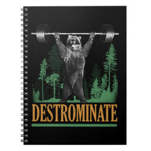 Destrominate - Beer - Funny Workout Inspirerend Notitieboek