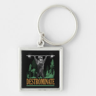 Destrominate - Beer - Funny Workout Inspirerend Sleutelhanger