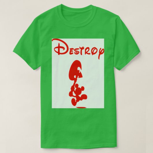 Destroy Classic TShirt (Design voorkant)