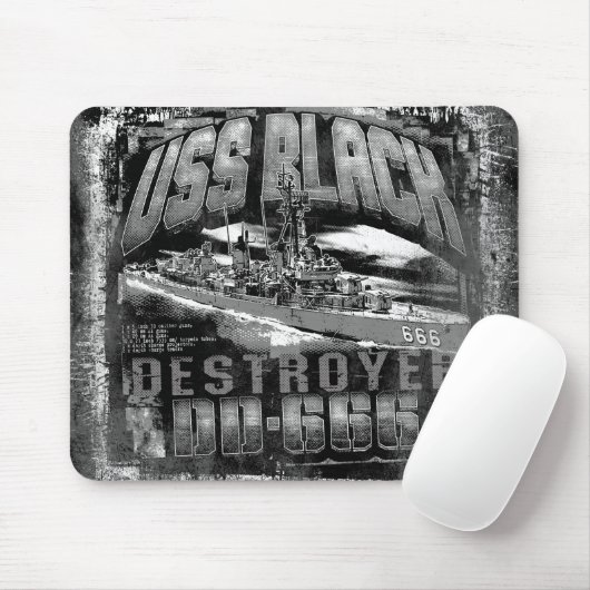Destroyer Black Muismat Mousepad (Met muis)