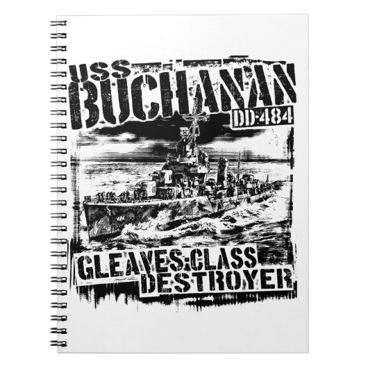 Destroyer Buchanan Notitieboek (Voorkant)
