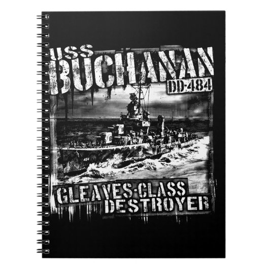 Destroyer Buchanan Notitieboek (Voorkant)