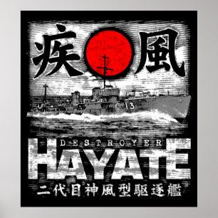 Destroyer Hayate Poster