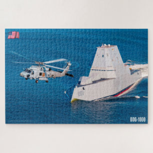 DESTROYER MET GIDDELDE MISSIE - DDG-1000 (20x30 IN Legpuzzel