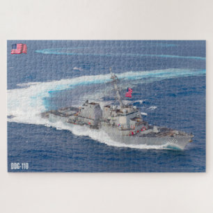 DESTROYER MET GIDDELDE MISSIE - DDG-110 (20x30 INC Legpuzzel
