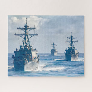 DESTROYER MET GIDDELDE MISSIE - DDG-59 (16x20 INCH Legpuzzel