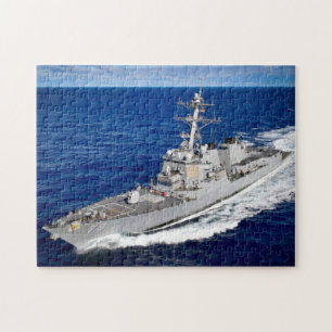 DESTROYER MET GIDDELDE MISSIE - DDG-79 (11x14 INCH Legpuzzel