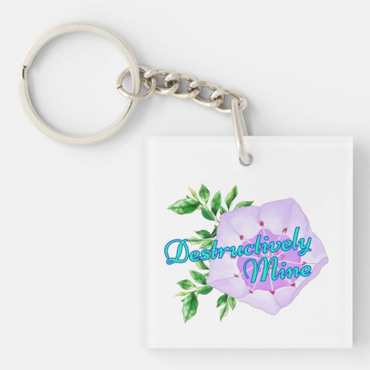 Destructively Mine Sleutelhanger (voorkant)