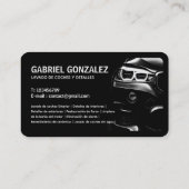 Détail automatique Carte de visite bilingue (Dos)