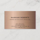 Détail automatique, Carte de visite du logo de rép (Devant)