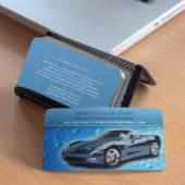 Détail automatique Carte de visite gouttes d'eau