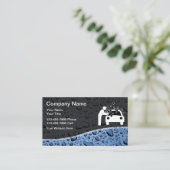 Détail automatique Cool Cartes de visite de lavage (Debout devant)