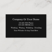 Détail automatique des Cartes de visite (Dos)