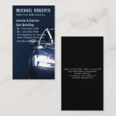 Détail automatique Nettoyage Carte de visite de ré (Devant / Derrière)