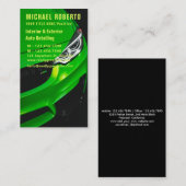 Détail automatique Nettoyage Carte de visite de ré (Devant / Derrière)