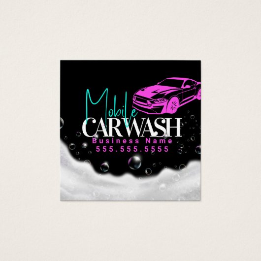 Détail du lavage de voiture mobile (Devant)