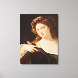 Detail of Allegory of Vanity Canvas Afdruk