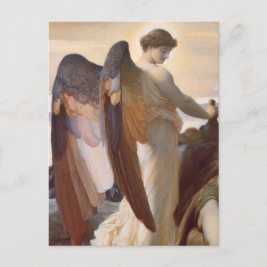 Detail of Angel, "Elijah in the Wilderness" Briefkaart (Voorkant)