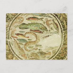 Detail of fish, the Four Seasons, from Vega Baja Briefkaart