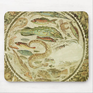 Detail of fish, the Four Seasons, from Vega Baja Muismat