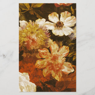 Detail of Flowers (olie op canvas) Briefpapier