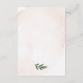 Detail Peony en Gold Flowers Informatiekaartje (Achterkant)