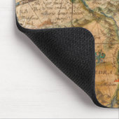 Detail van Afrika van een Wereldbol Muismat (Hoek)