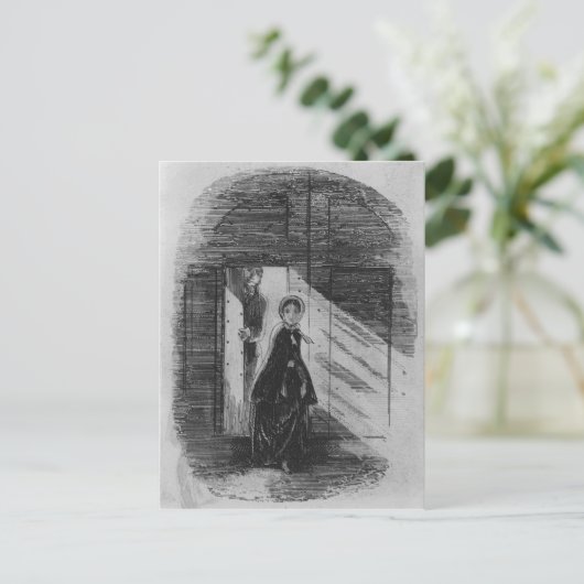 Detail van Amy Dorrit Briefkaart (Staand voorkant)