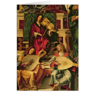 Detail van angelmuzikanten