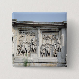 Detail van Arch Constantine Vierkante Button 5,1 Cm