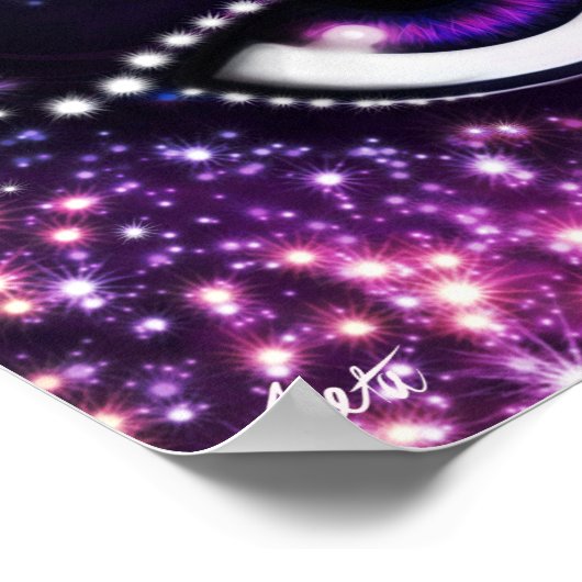 Detail van "Asteria" door Aleta 2016 Poster (Hoek)