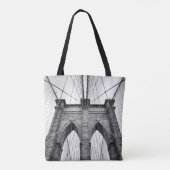 Detail van Brooklyn Bridge-architectuur Tote Bag (Achterkant)
