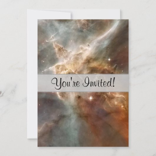 Detail van Carina Nebula Star-Forming Region Kaart (Voorkant)