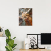 Detail van Carina Nebula Star-Forming Region Poster (Thuiskantoor)