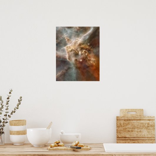Detail van Carina Nebula Star-Forming Region Poster (Keuken)