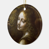 Detail van de Angel Keramisch Ornament (Links)