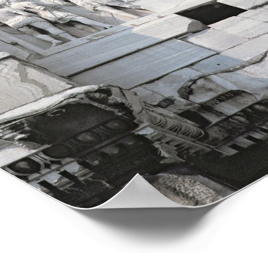 Detail van de Arch of Constantine Poster (Hoek)