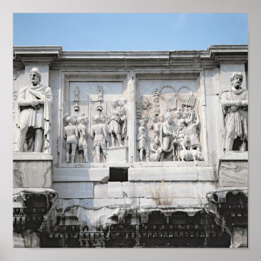 Detail van de Arch of Constantine Poster (Voorkant)