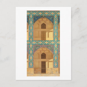Detail van de Courtyard Arcades in de Medrese-i-S Briefkaart