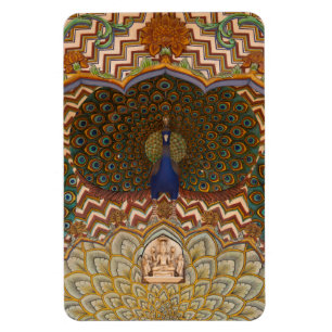 Detail van de deur City Palace Magneet