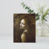 Detail van de engel, van de Maagd van de Briefkaart (Staand voorkant)